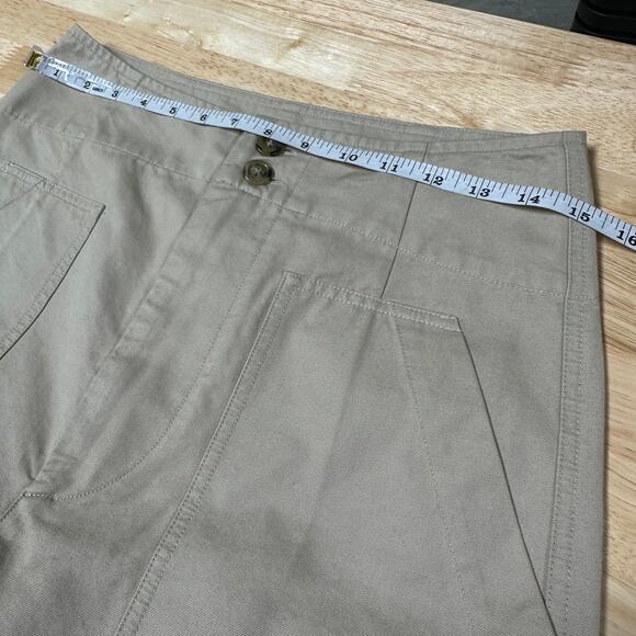 Isabel Etoile Marant NWOT Beige Pralunia Pant Size 36 US 4 100% Cotton High Rise - Picture 9 of 11